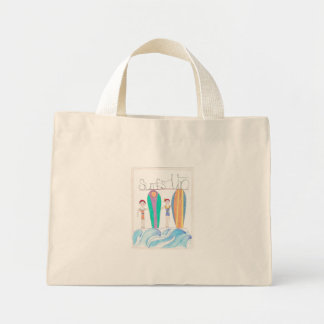 Surfs Up Mini Tote Bage