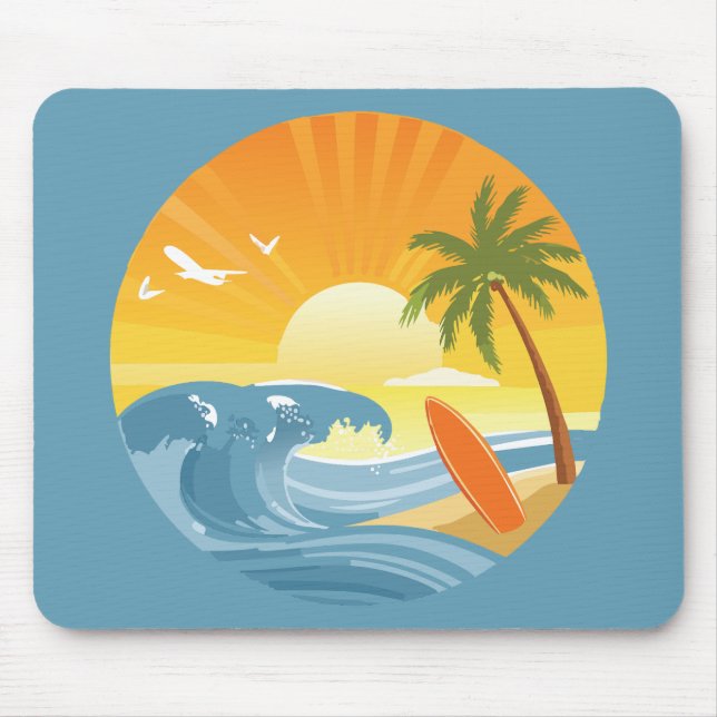 Surf's Up! Mouse Pad (Front)
