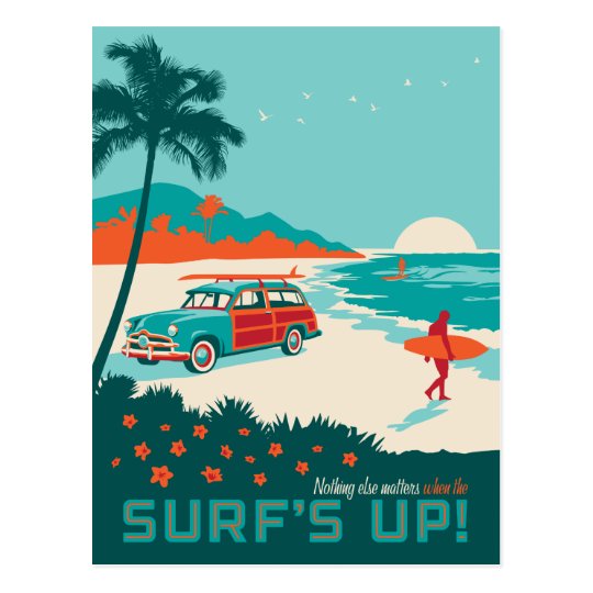 Surf's Up Postcard