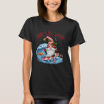 Surf's Up Santa Funny Christmas Gnome T-Shirt<br><div class="desc">Surf's Up Santa Funny Christmas Gnome</div>