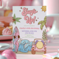 Surfs Up! Surf Board Groovy Retro Birthday Party