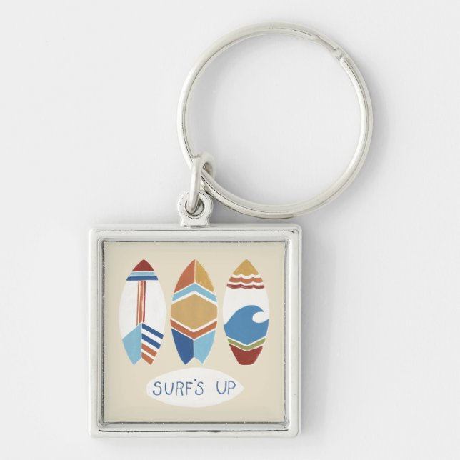 Surf's Up! Surfboards Keychain (Front)