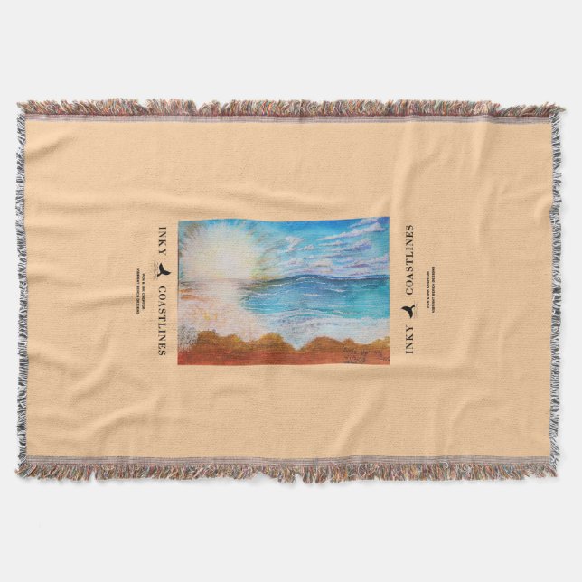 Surf's Up Throw Blanket (Front)