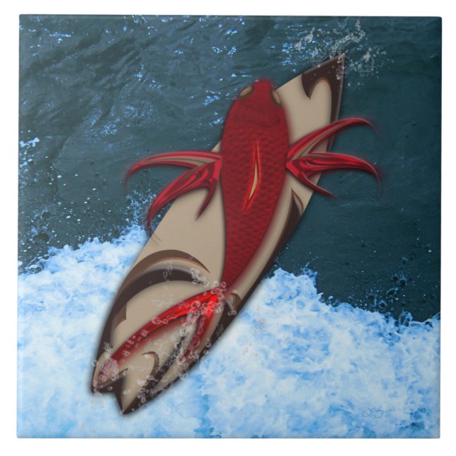 Surf's Up Tile (Front)