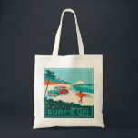 Surf's Up Tote Bag<br><div class="desc">Anderson Design Group is an award-winning studio in Nashville, Tennessee. Founder Joel Anderson and his team of talented artists love to create classic-looking poster designs. ADG prints are often mistaken for vintage posters created in the early to mid-20th Century. That’s because Anderson Design Group goes to great lengths to create...</div>