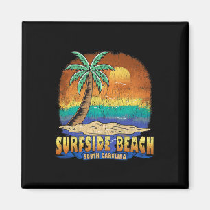 Surfside Beach South Carolina Vintage Distressed S Magnet