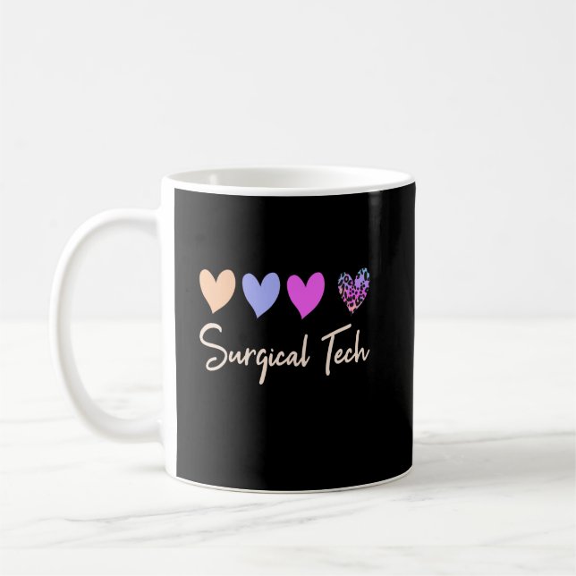 Surg Scrub Tech Surgical Technician Technologist Coffee Mug (Left)