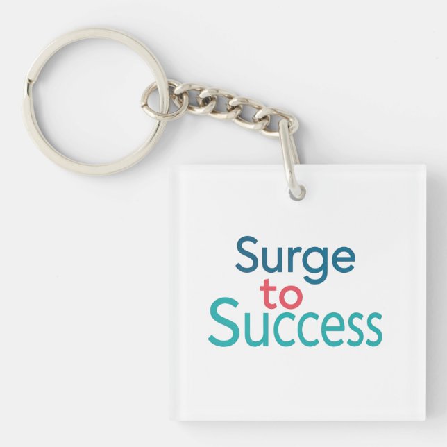 Surge to Success  Keychain (Front)