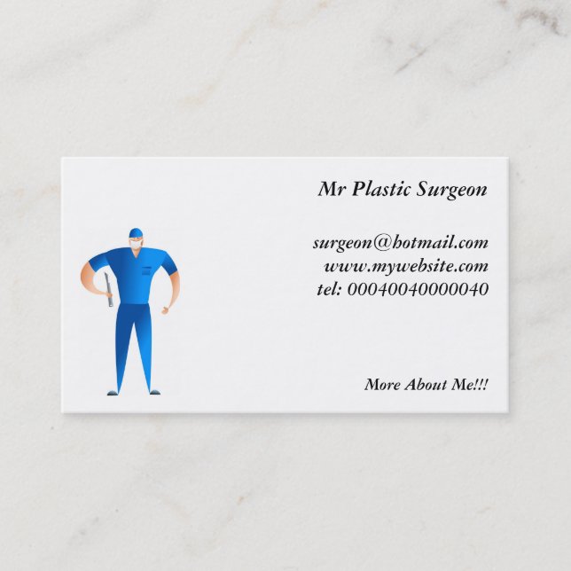 Surgeon Business Card (Front)