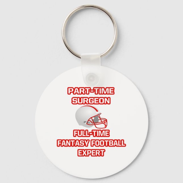 Surgeon .. Fantasy Football Expert Keychain (Front)