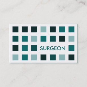SURGEON (mod squares) Business Card