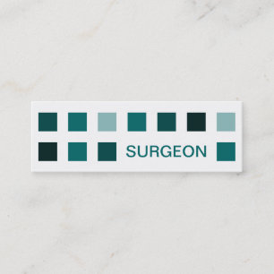 SURGEON (mod squares) Mini Business Card