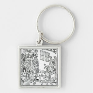 Surgeon visits a man with arrow wounds, from 'Das Keychain