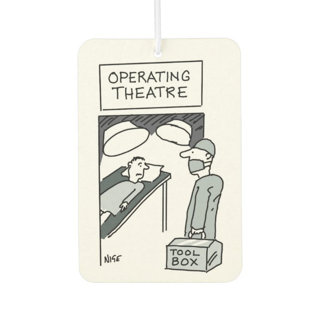 Surgeon with Toolbox Air Freshener (Front)