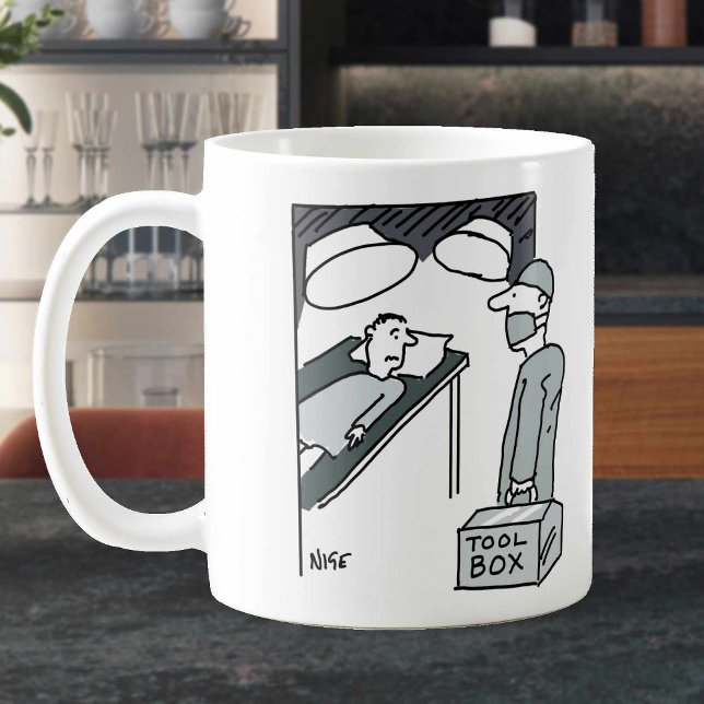Surgeon with Toolbox Coffee Mug (Creator Uploaded)