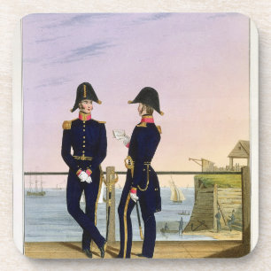 Surgeons, plate 6 from 'Costume of the Royal Navy Coaster