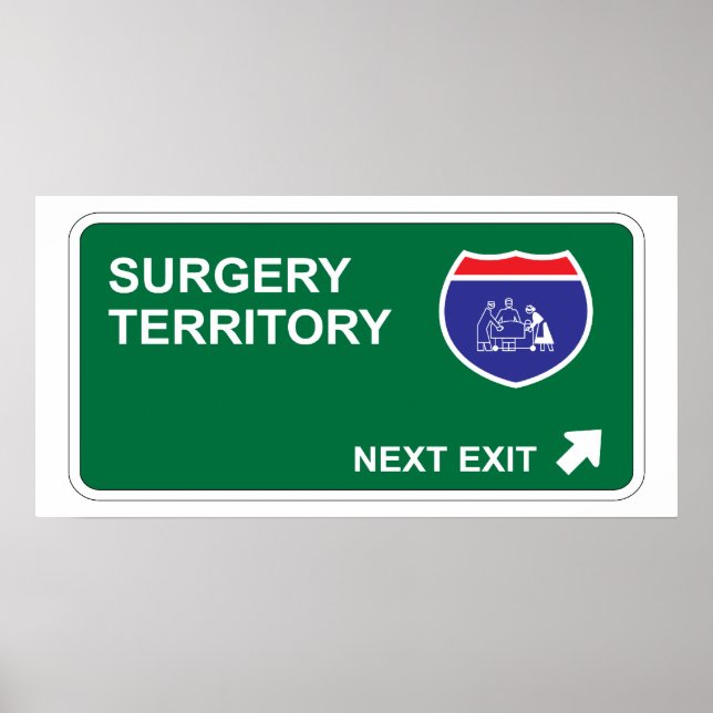 Surgery Next Exit Poster (Front)