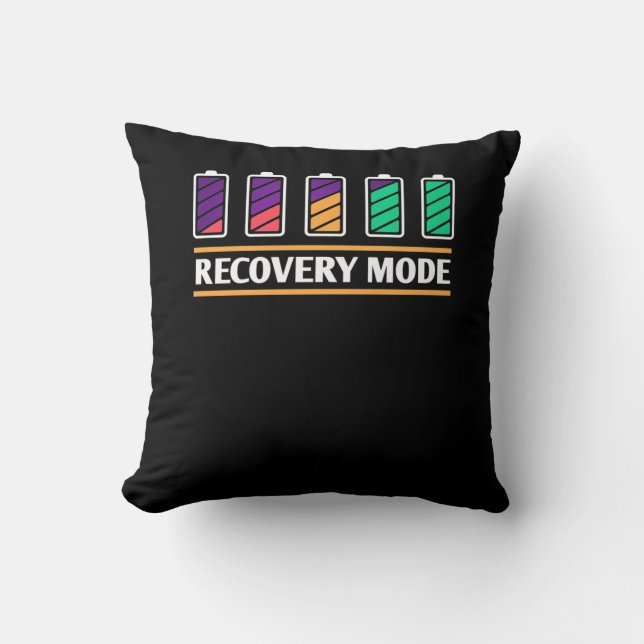 Surgery Recovery Mode Battery Operation Throw Pillow (Front)