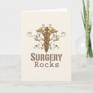 Surgery Rocks Carte de voeux du chirurgien