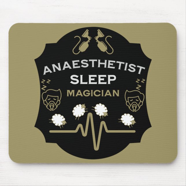  Surgical  Anaesthetist Mouse Pad (Front)