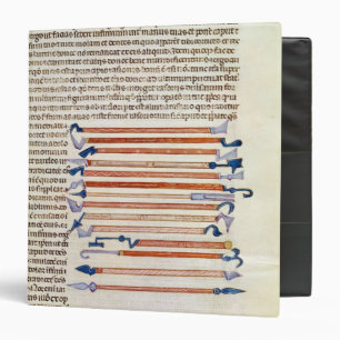 Surgical instruments from a treatise binder