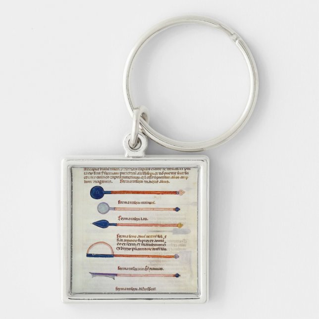 Surgical instruments from a treatise keychain (Front)