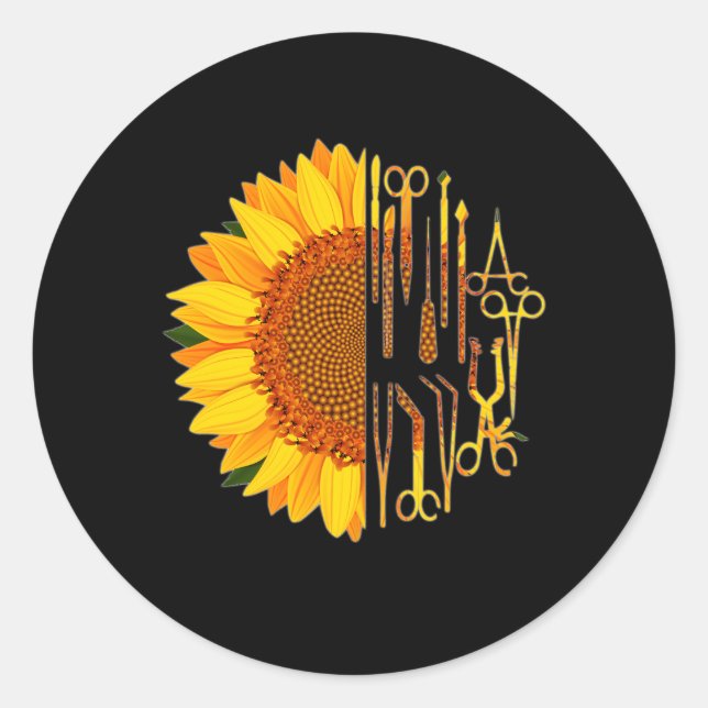 Surgical Scrub Tech Surgeon Surgery Classic Round Sticker (Front)