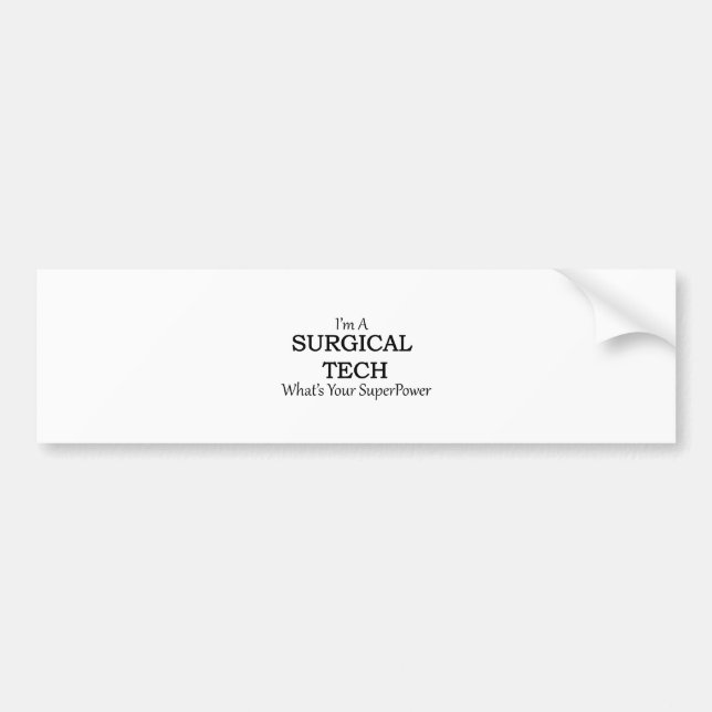 SURGICAL TECH BUMPER STICKER (Front)
