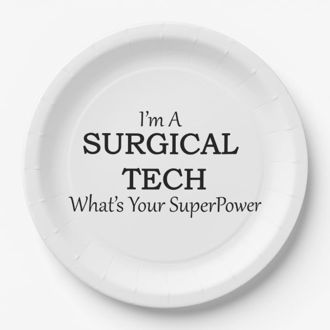 SURGICAL TECH PAPER PLATE (Front)