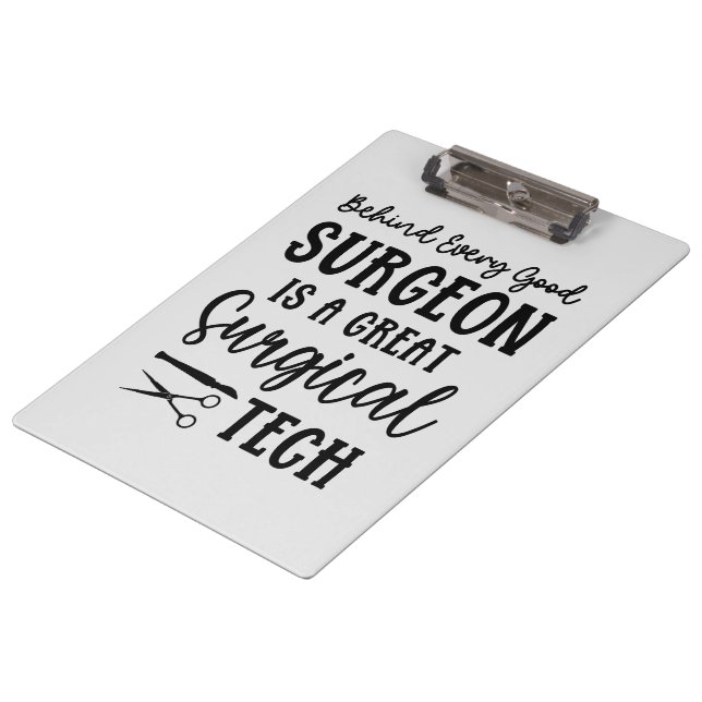 Surgical Tech | Surgical Technologist Appreciation Clipboard (Angled)