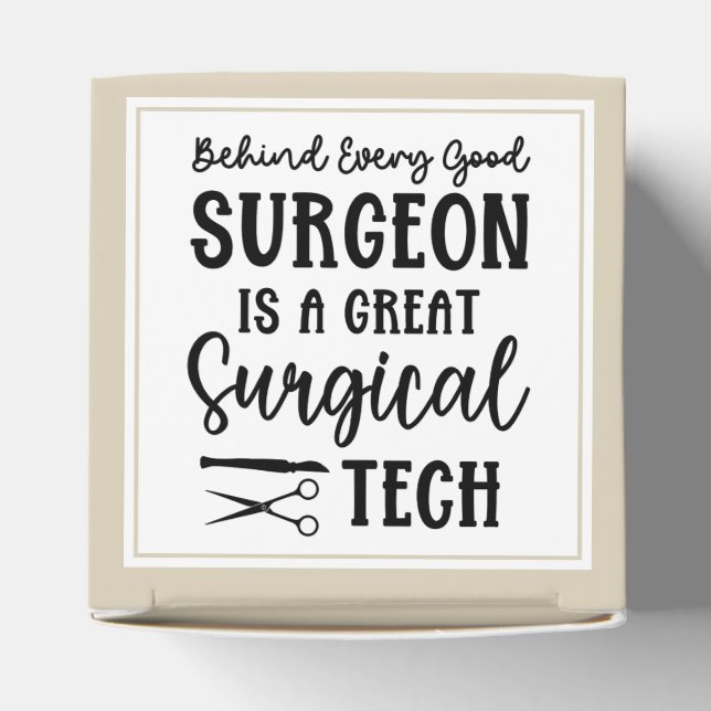 Surgical Tech | Surgical Technologist Appreciation Favor Box (Top)