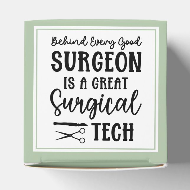 Surgical Tech | Surgical Technologist Appreciation Favor Box (Top)