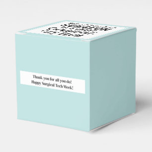 Surgical Tech   Surgical Technologist Appreciation Favor Box