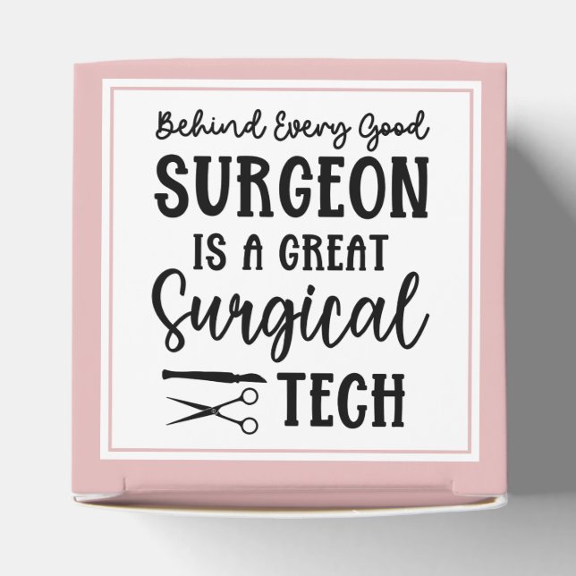 Surgical Tech | Surgical Technologist Appreciation Favor Box (Top)