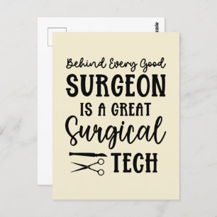 Surgical Tech   Surgical Technologist Appreciation Postcard