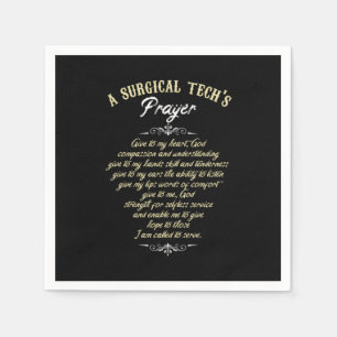 Surgical Technologist Surgeon Medical Gift Surgica Napkin