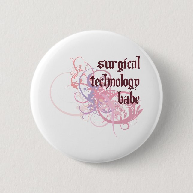 Surgical Technology Babe 2 Inch Round Button (Front)