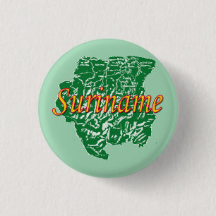 Suriname 1 Inch Round Button