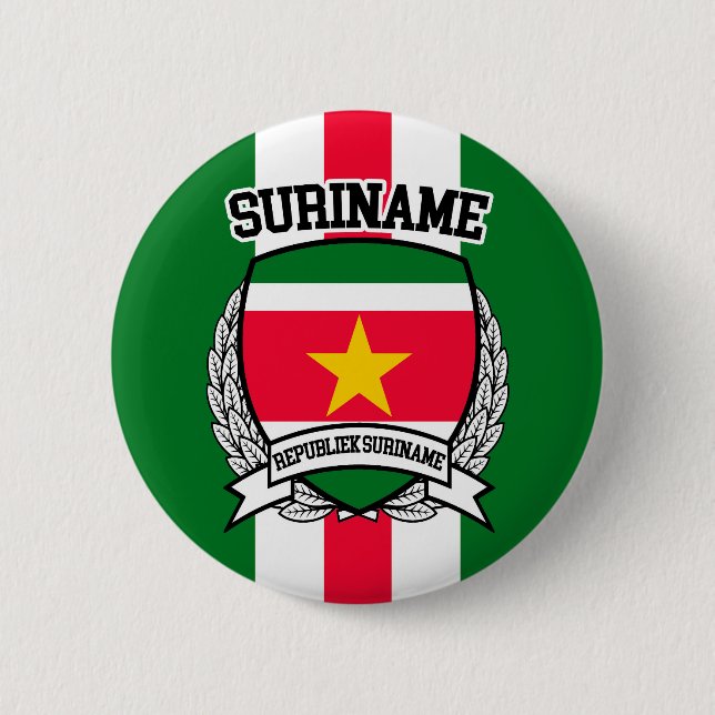 Suriname 2 Inch Round Button (Front)