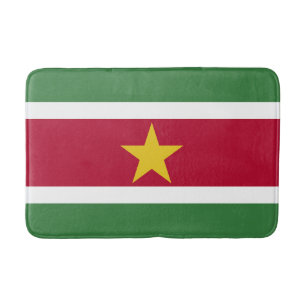 Suriname Flag Bath Mat