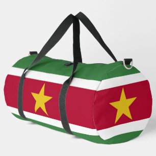 Suriname flag duffle bag