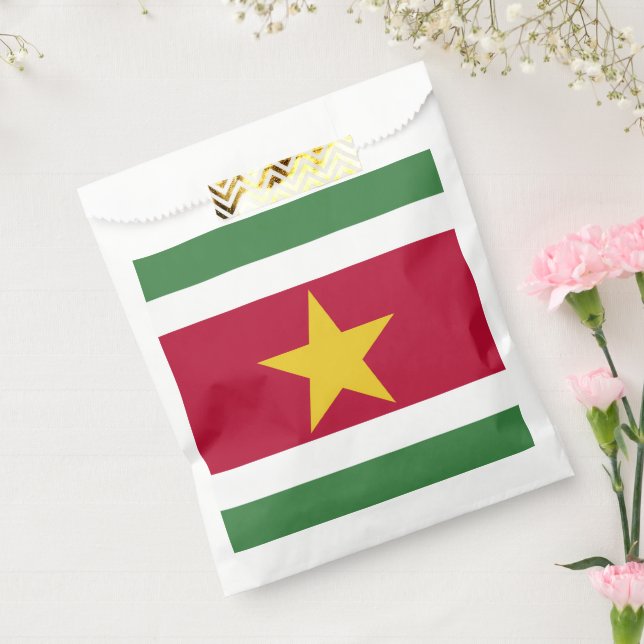 Suriname flag favour bag (Sealed)