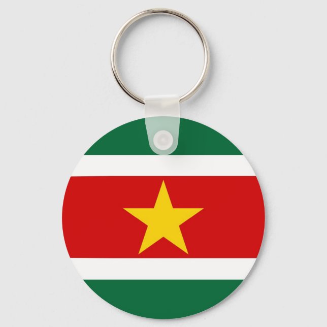 Suriname flag keychain (Front)