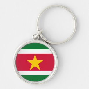 Suriname Flag Keychain