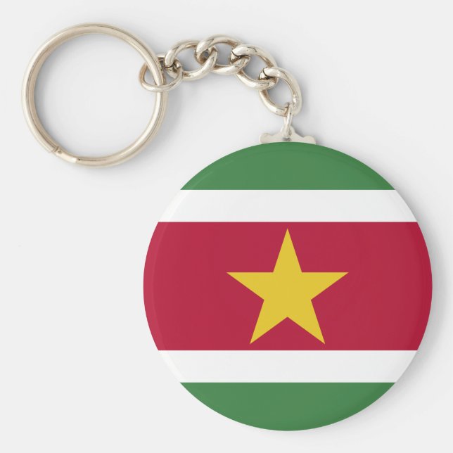 Suriname Flag Keychain (Front)
