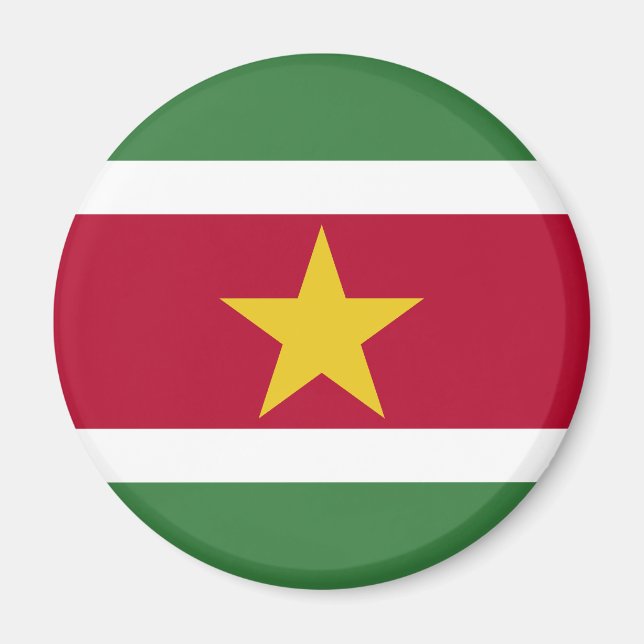 Suriname Flag Magnet (Front)