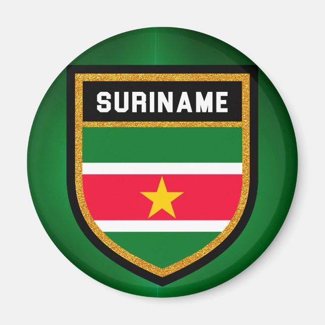 Suriname Flag Magnet (Front)