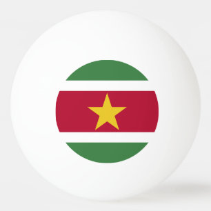 Suriname Flag Ping Pong Ball