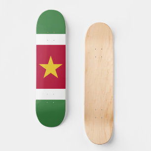 Suriname flag skateboard