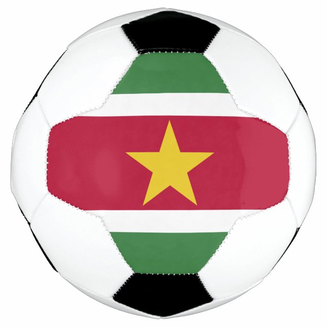 Suriname Flag Soccer Ball (Front)